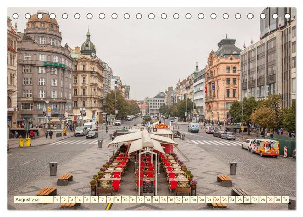 Produktbild: Die sch&ouml;ne Stadt Prag (Tischkalender 2026 DIN A5 quer), CALVENDO Monatskalender