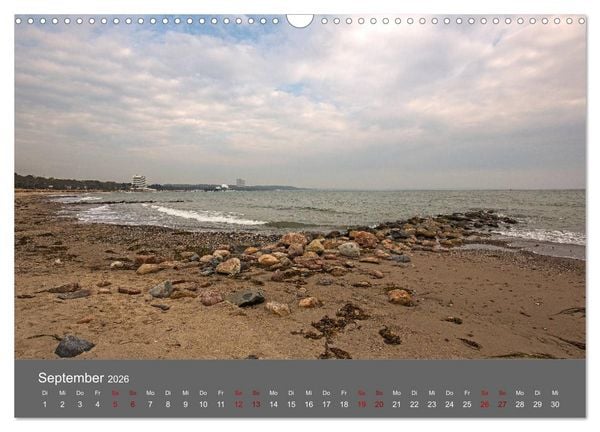 Produktbild: L&uuml;becker Bucht - Travem&uuml;nde - Niendorf - Timmendorf (Wandkalender 2026 DIN A3 quer), CALVENDO Monatskalender