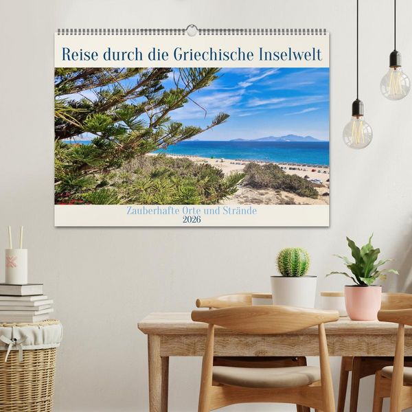 Produktbild: Reise durch die Griechische Inselwelt (Wandkalender 2026 DIN A2 quer), CALVENDO Monatskalender