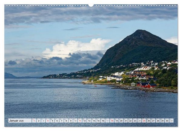 Produktbild: Hurtigruten - Faszination Natur (Wandkalender 2026 DIN A2 quer), CALVENDO Monatskalender