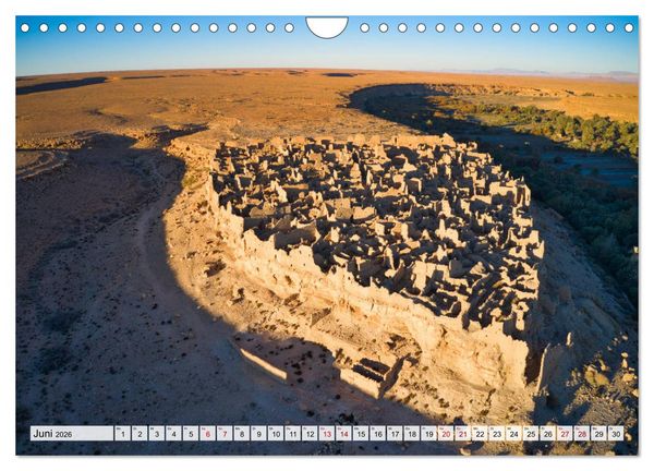 Produktbild: Marokko - Faszinierende Landschaften und traditionelle Bauwerke von oben (Wandkalender 2026 DIN A4 quer), CALVENDO Monatskalender