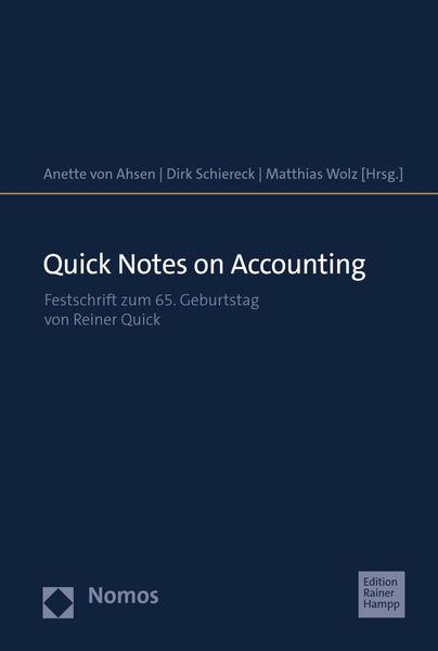 Produktbild: Quick Notes on Accounting