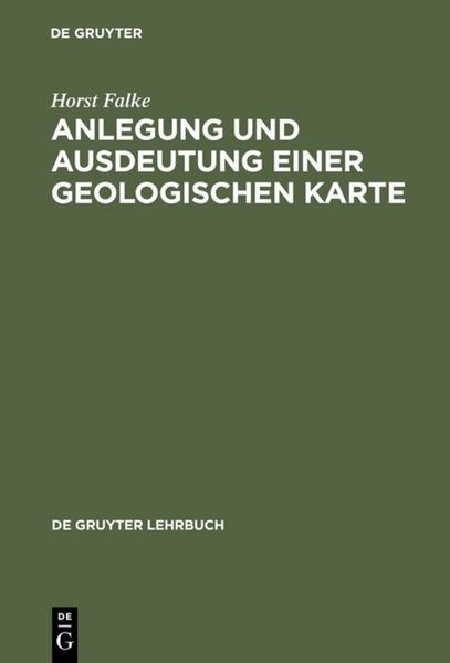 Produktbild: Anlegung und Ausdeutung einer geologischen Karte