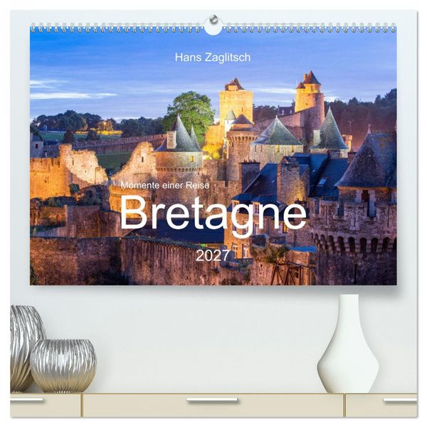 Produktbild: Momente einer Reise - Bretagne (hochwertiger Premium Wandkalender 2027 DIN A2 quer), Kunstdruck in Hochglanz