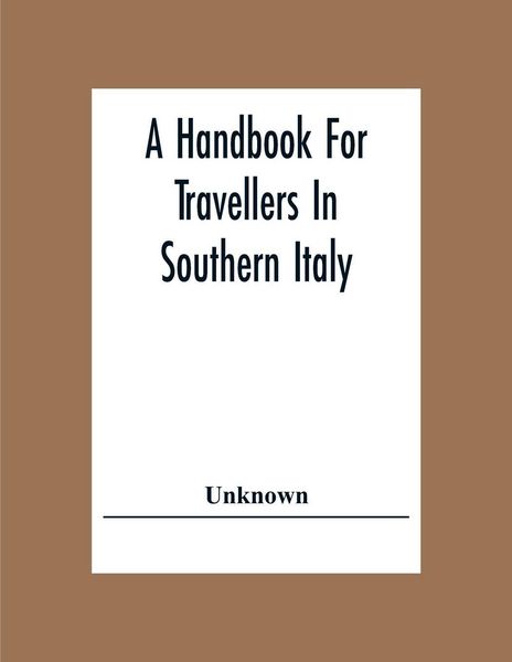Produktbild: A Handbook For Travellers In Southern Italy