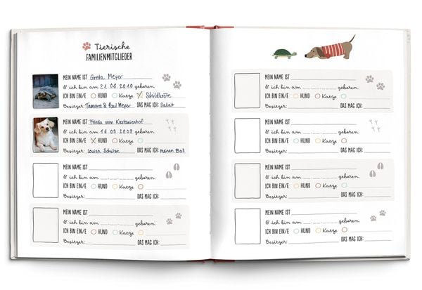 Produktbild: Meine Familie in einem Buch