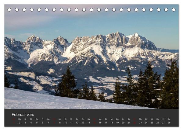 Produktbild: Der Wilde Kaiser, das Kletterparadies bei Kitzb&uuml;hel (Tischkalender 2026 DIN A5 quer), CALVENDO Monatskalender