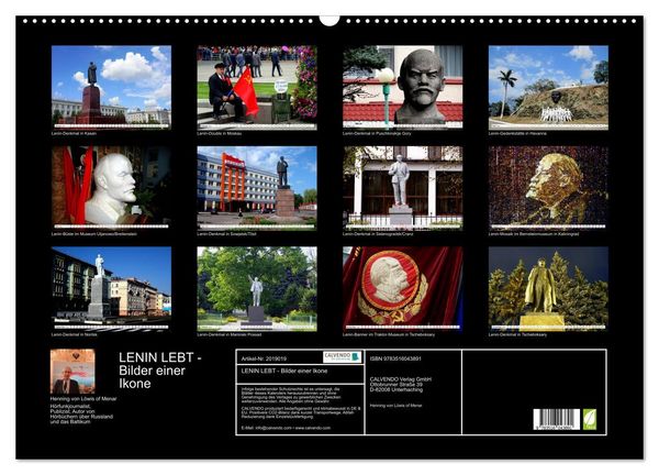 Produktbild: LENIN LEBT - Bilder einer Ikone (Wandkalender 2026 DIN A2 quer), CALVENDO Monatskalender