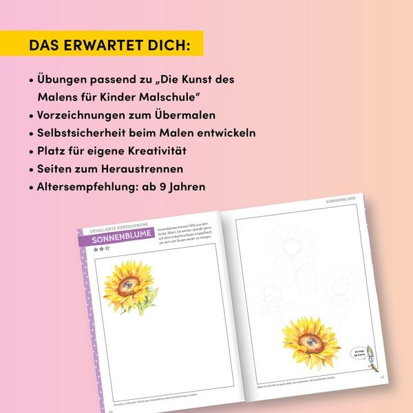 Produktbild: Die Kunst des Malens f&uuml;r Kinder &Uuml;bungsbuch