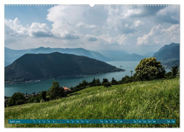 Produktbild: Iseo-See (Wandkalender 2026 DIN A2 quer), CALVENDO Monatskalender