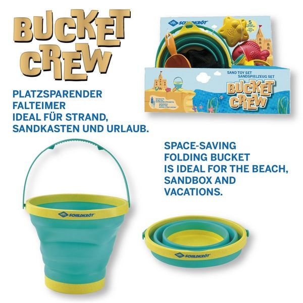 Produktbild: Schildkr&ouml;t 970243 - Sandspielzeug-Set Bucket Crew, 5-teilig
