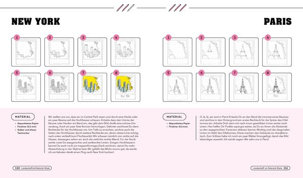 Produktbild: Zeichnen in 5 Minuten &ndash; 100 Motive von Architektur bis Zauberei
