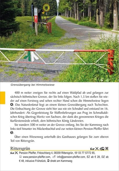 Produktbild: Kammweg Erzgebirge-Vogtland von Blankenstein nach Geising