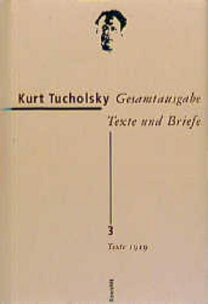 Rowohlt Gesamtausgabe Texte und Briefe 3
