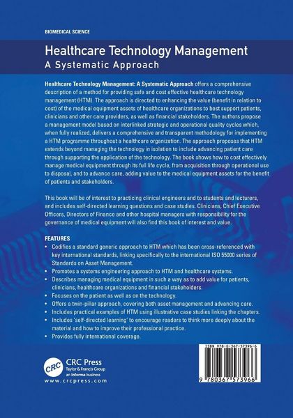 Produktbild: Healthcare Technology Management - A Systematic Approach