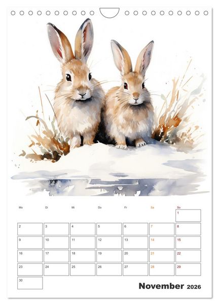 Produktbild: Unsere Tiere des Waldes (Wandkalender 2026 DIN A4 hoch), CALVENDO Monatskalender