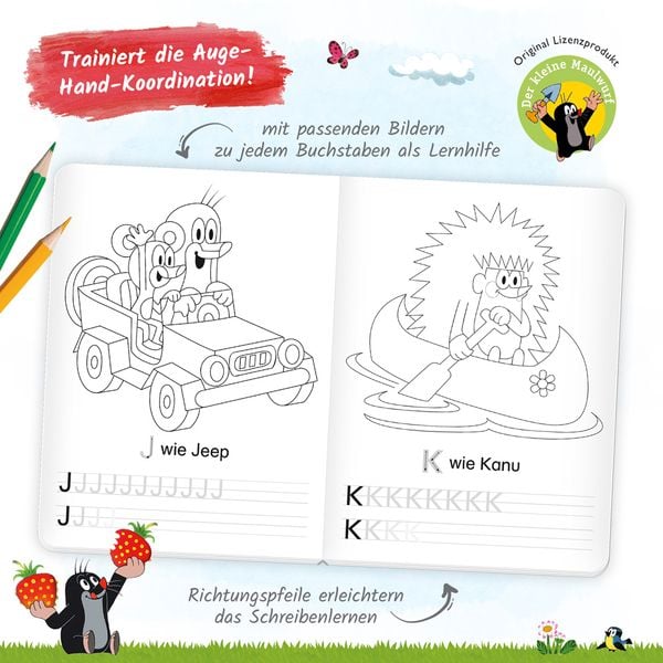 Produktbild: Tr&ouml;tsch Der kleine Maulwurf Malbuch ABC-Malbuch
