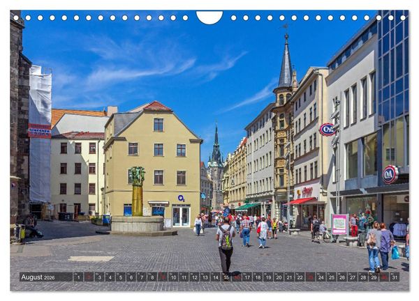 Produktbild: Unterwegs in Halle (Wandkalender 2026 DIN A4 quer), CALVENDO Monatskalender