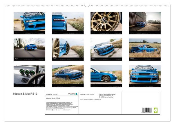 Produktbild: Nissan Silvia PS13 (Wandkalender 2026 DIN A2 quer), CALVENDO Monatskalender