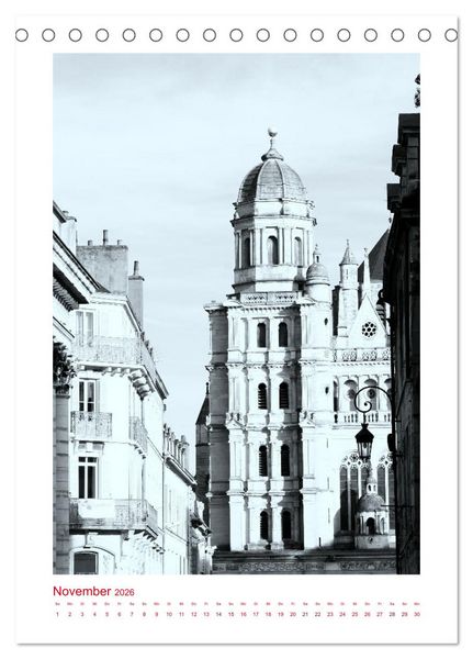 Produktbild: France en bleu - Frankreichs Sehensw&uuml;rdigkeiten in den Nationalfarben (Tischkalender 2026 DIN A5 hoch), CALVENDO Monatskalender