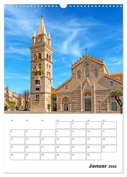Produktbild: Messina - Reiseplaner (Wandkalender 2026 DIN A3 hoch), CALVENDO Monatskalender