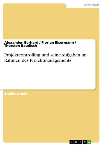 Produktbild: Projektcontrolling