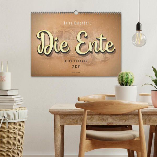 Produktbild: Die Ente, Deux Chevaux, 2CV (Wandkalender 2026 DIN A3 quer), CALVENDO Monatskalender
