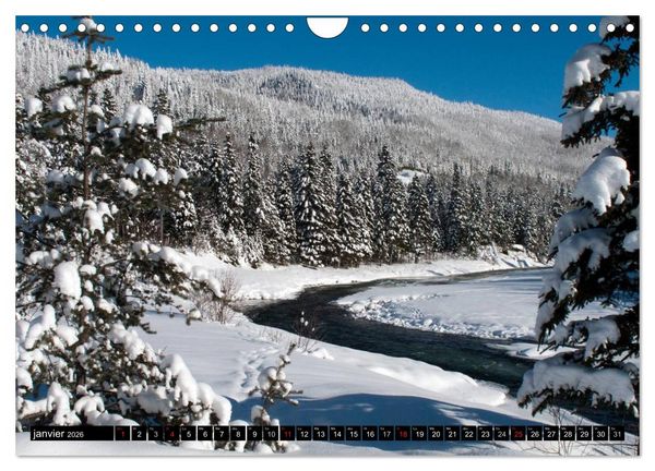 Produktbild: GASP&Eacute;SIE. Parc National du Qu&eacute;bec (Calendrier mural 2026 DIN A4 vertical), CALVENDO calendrier mensuel