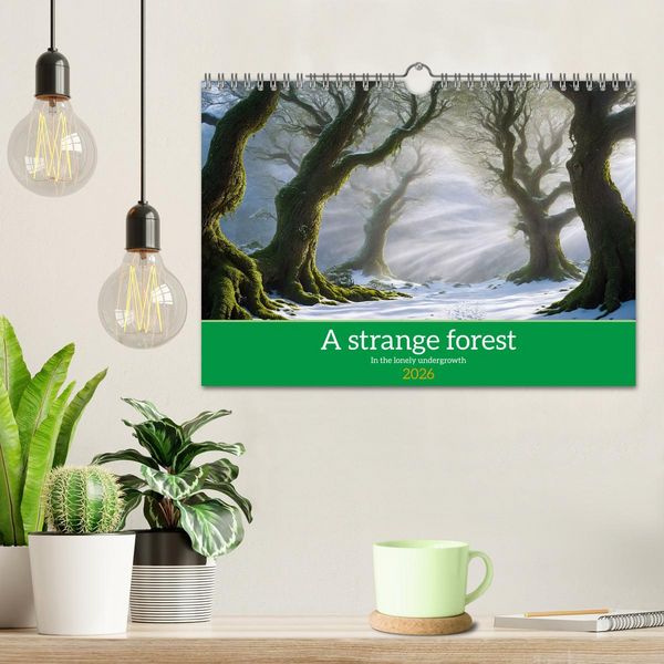 Produktbild: A strange forest In the lonely undergrowth (Wall Calendar 2026 DIN A4 landscape), CALVENDO 12 Month Wall Calendar