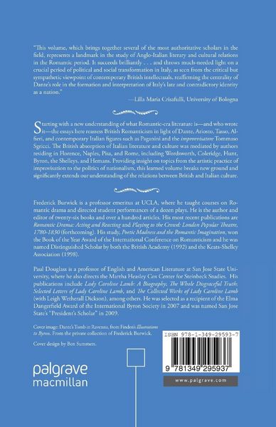 Produktbild: Dante and Italy in British Romanticism