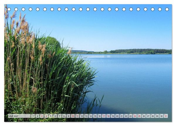 Produktbild: Erholung am See - Die sch&ouml;nsten Seen in Deutschland (Tischkalender 2027 DIN A5 quer), CALVENDO Monatskalender