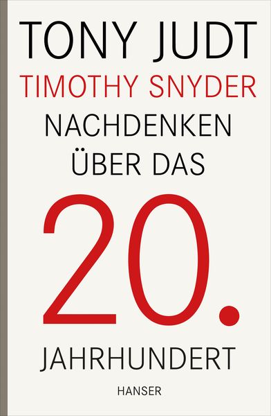Produktbild: Nachdenken &uuml;ber das 20. Jahrhundert