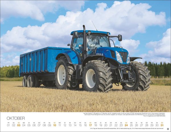Produktbild: Starke Traktoren Posterkalender 2027