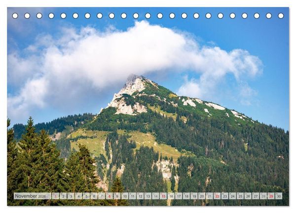 Produktbild: Urlaub im Tannheimer Tal (Tischkalender 2026 DIN A5 quer), CALVENDO Monatskalender