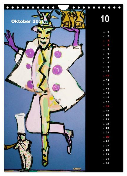 Produktbild: Wolf-Dieter Pfennig Kalender (Wandkalender 2026 DIN A4 hoch), CALVENDO Monatskalender