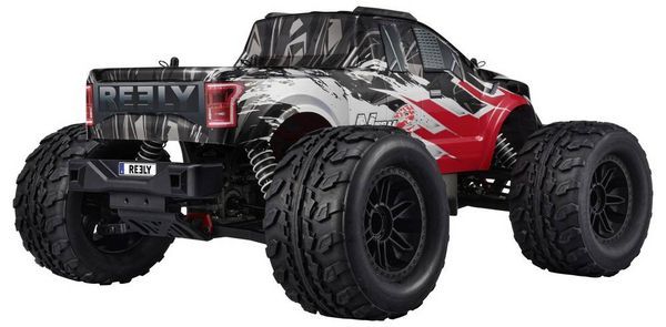 Produktbild: Reely NEW2 Super Combo V2 Brushed 1:10 RC Modellauto Elektro Monstertruck Allradantrieb (4WD) 100% RtR 2,4GHz inkl. Akku