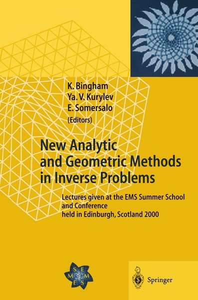 Produktbild: New Analytic and Geometric Methods in Inverse Problems