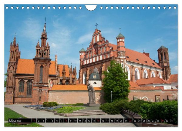 Produktbild: Hauptst&auml;dte des Baltikums (Wandkalender 2026 DIN A4 quer), CALVENDO Monatskalender