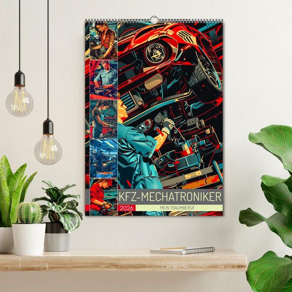 Produktbild: KFZ-Mechatroniker - Mein Traumberuf (Wandkalender 2026 DIN A2 hoch), CALVENDO Monatskalender
