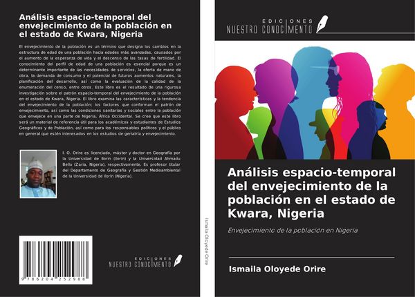 Produktbild: An&aacute;lisis espacio-temporal del envejecimiento de la poblaci&oacute;n en el estado de Kwara, Nigeria