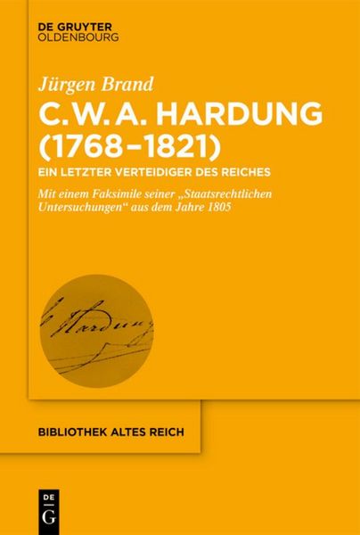 Produktbild: Clemens Wilhelm Adolph Hardung (1768&ndash;1821)