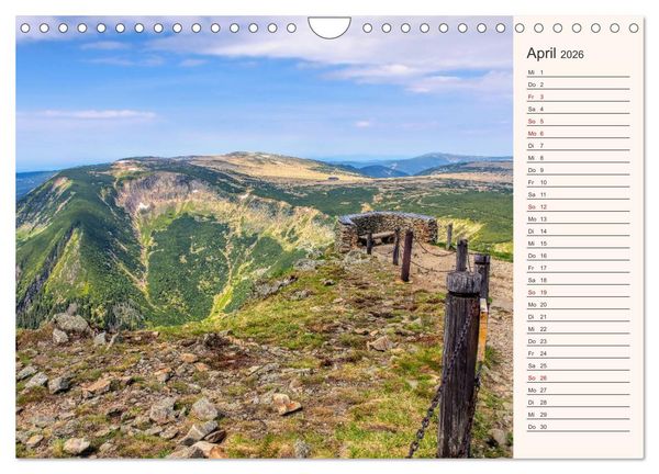 Produktbild: Riesengebirge - Zwischen Schlesien und B&ouml;hmen (Wandkalender 2026 DIN A4 quer), CALVENDO Monatskalender