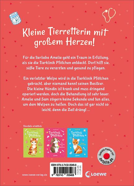Produktbild: Tierklinik Pf&ouml;tchen (Band 4) - Hilfe f&uuml;r den kranken Welpen