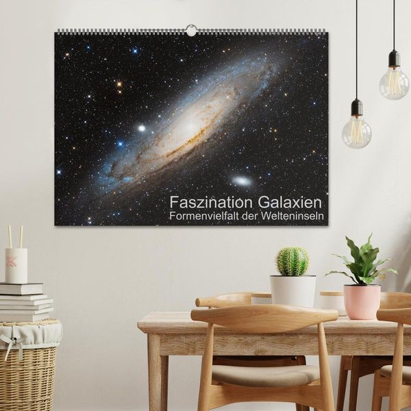 Produktbild: Faszination Galaxien Formenvielfalt der Welteninseln (Wandkalender 2026 DIN A2 quer), CALVENDO Monatskalender