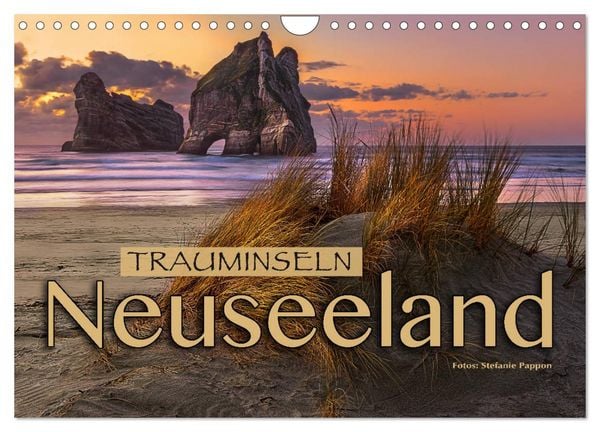 Produktbild: Trauminseln Neuseeland (Wandkalender 2026 DIN A4 quer), CALVENDO Monatskalender