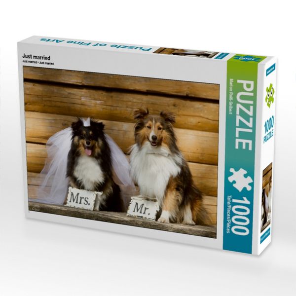 CALVENDO Puzzle Just married | 1000 Teile Lege-Größe 64x48cm Foto-Puzzle für glückliche Stunden