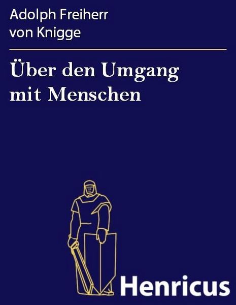 Produktbild: &Uuml;ber den Umgang mit Menschen