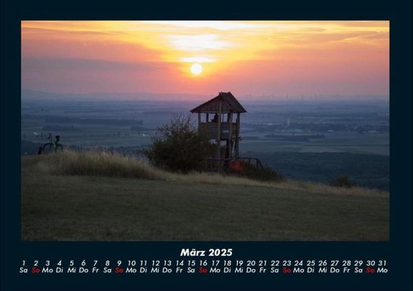 Produktbild: Landschaftskalender 2025 Fotokalender DIN A4