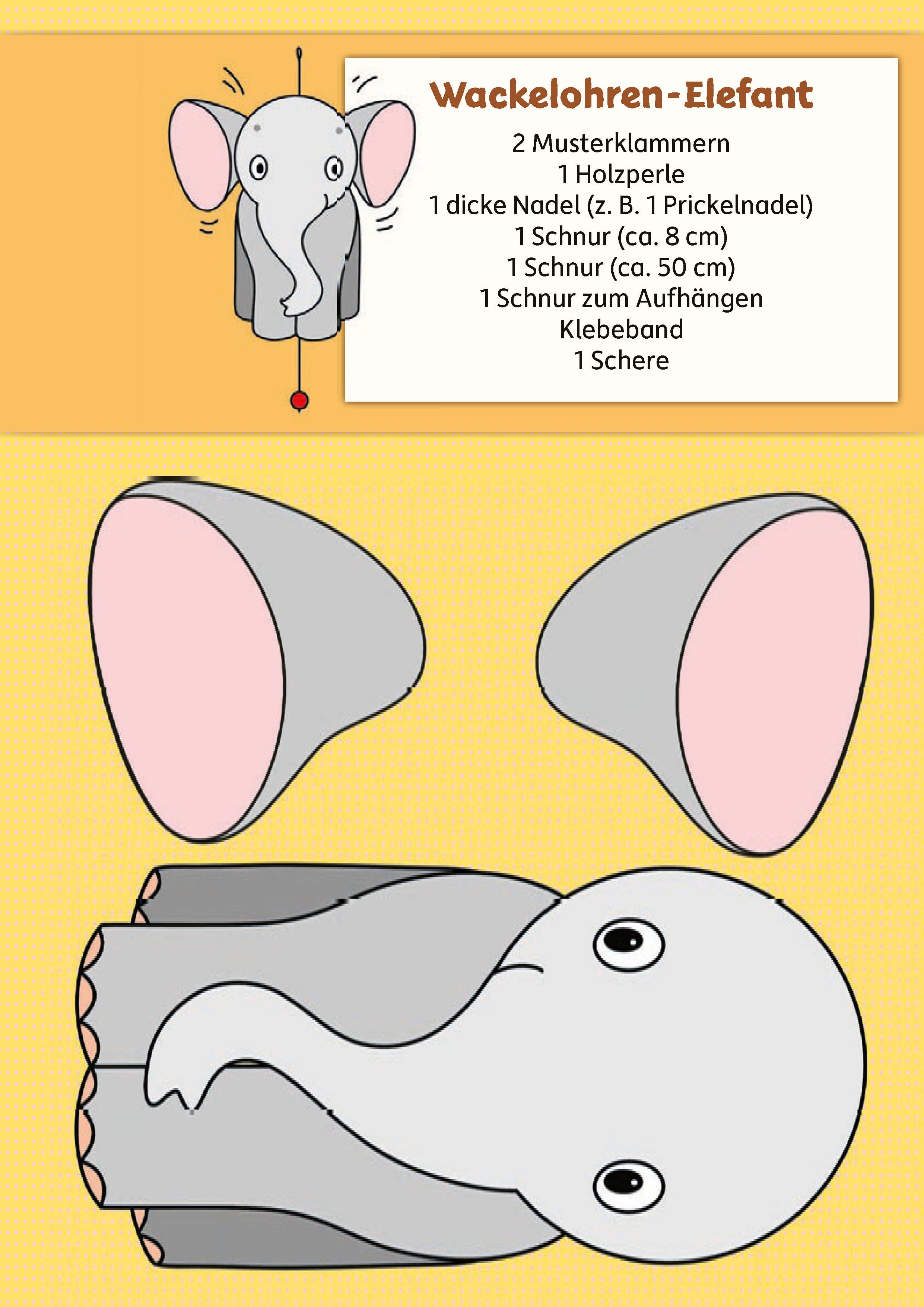 Produktbild: Lass uns basteln &ndash; Bastelbuch ab 4 Jahre &ndash; Wilde Tiere