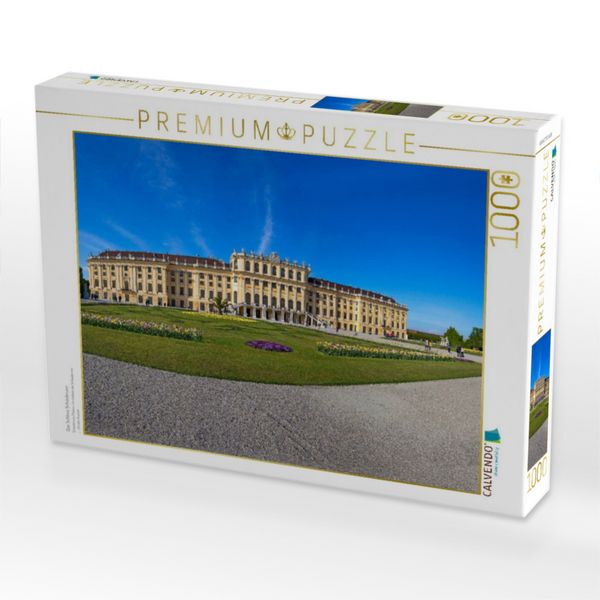 Produktbild: CALVENDO Puzzle Das Schloss Sch&ouml;nbrunn | 1000 Teile Lege-Gr&ouml;&szlig;e 64x48cm Foto-Puzzle f&uuml;r gl&uuml;ckliche Stunden